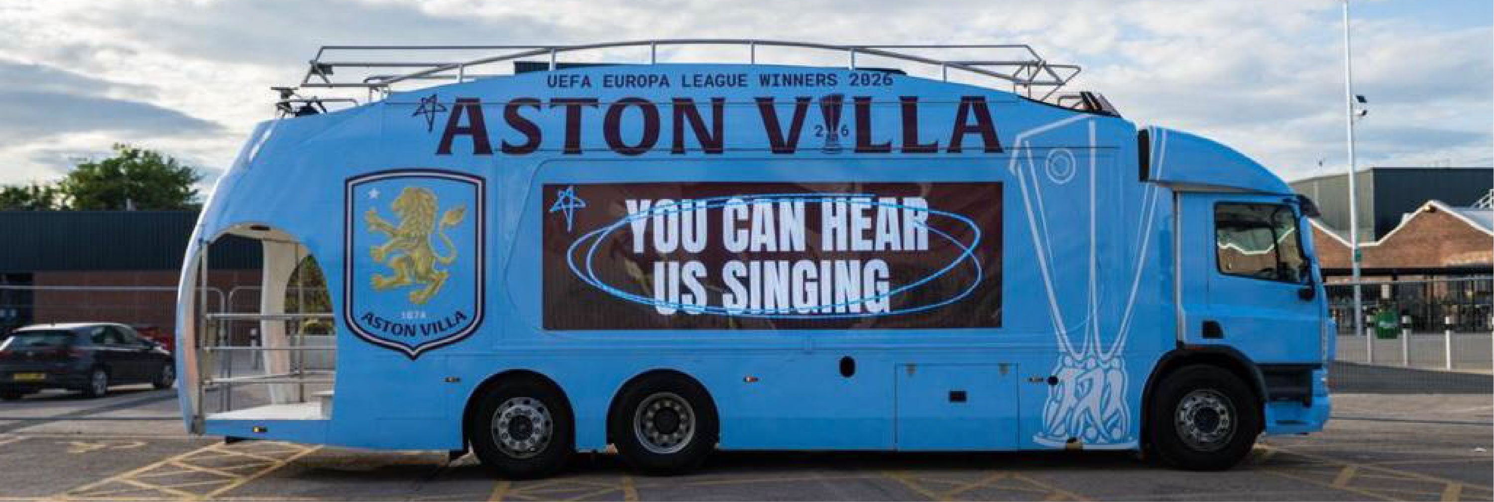 Mobile Marketing Fleet Brings Aston Villa Celebration To Life