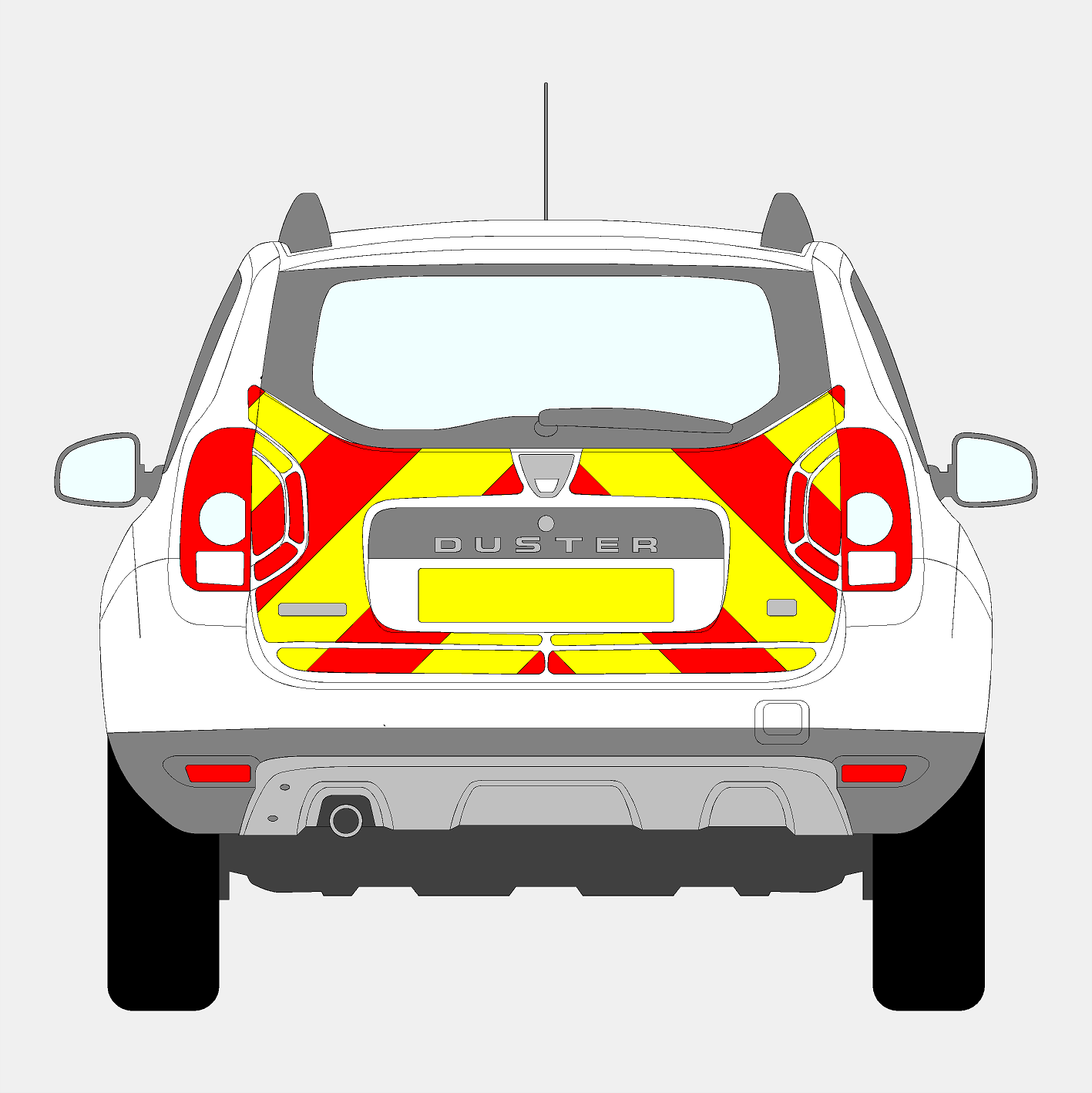 Dacia Duster 2010-2017 Chevrons