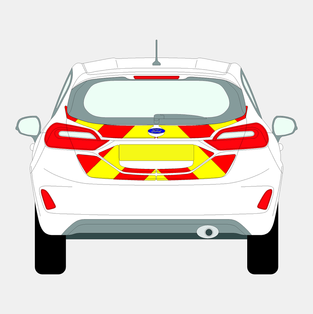 Ford Fiesta 2018 - 2023 Chevrons