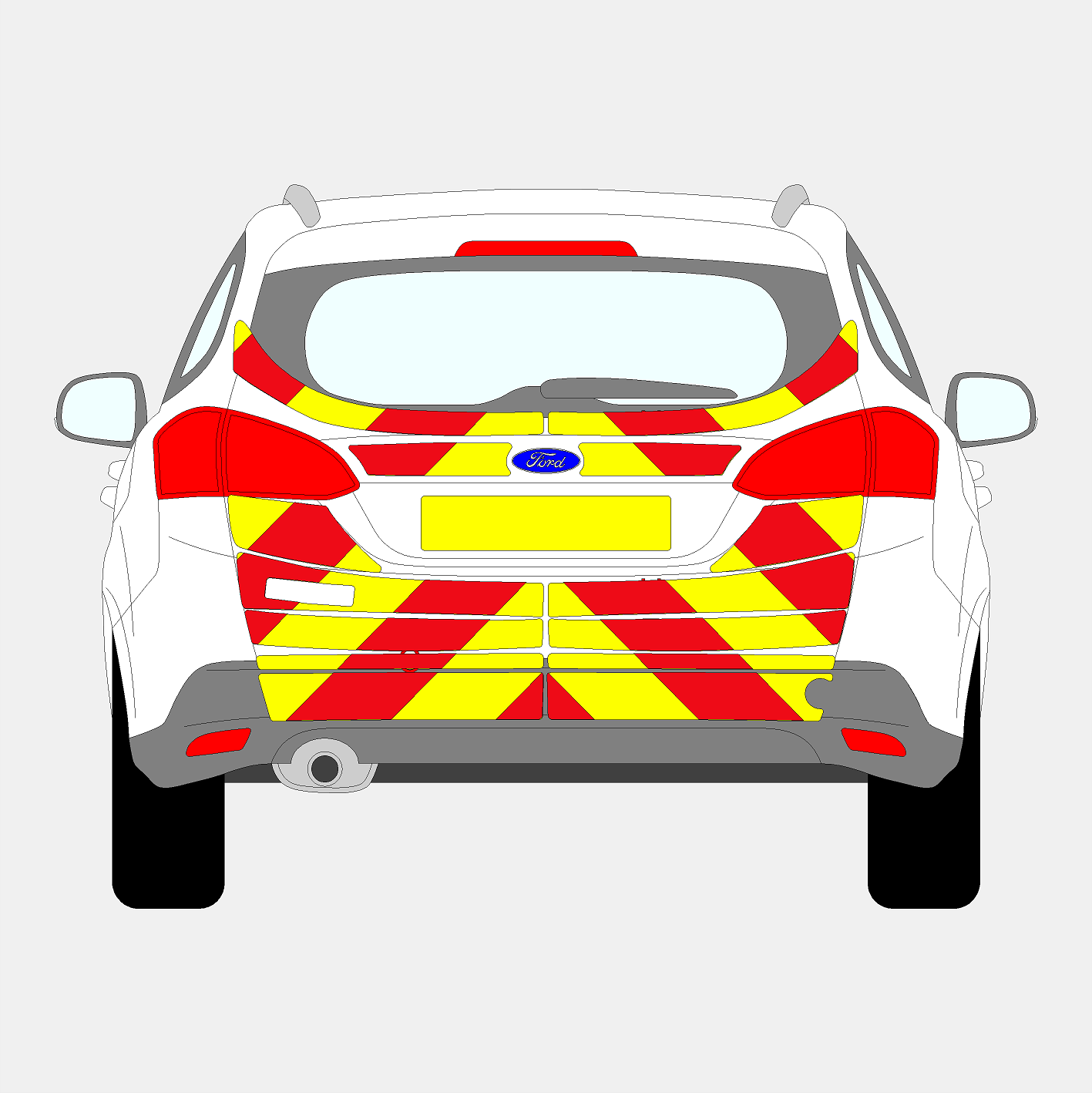 Ford Focus Estate 2011-2018 Chevrons