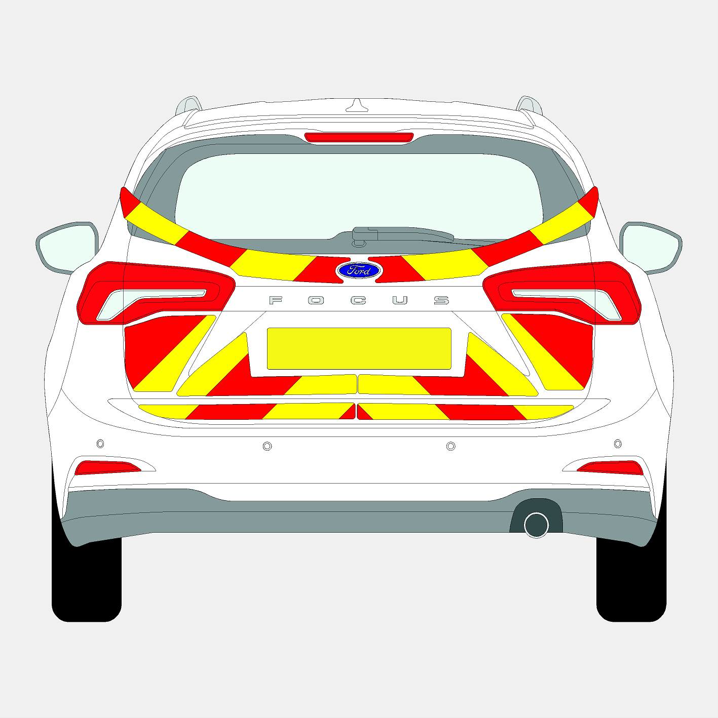 Ford Focus Estate 2018 - 2023 Chevrons