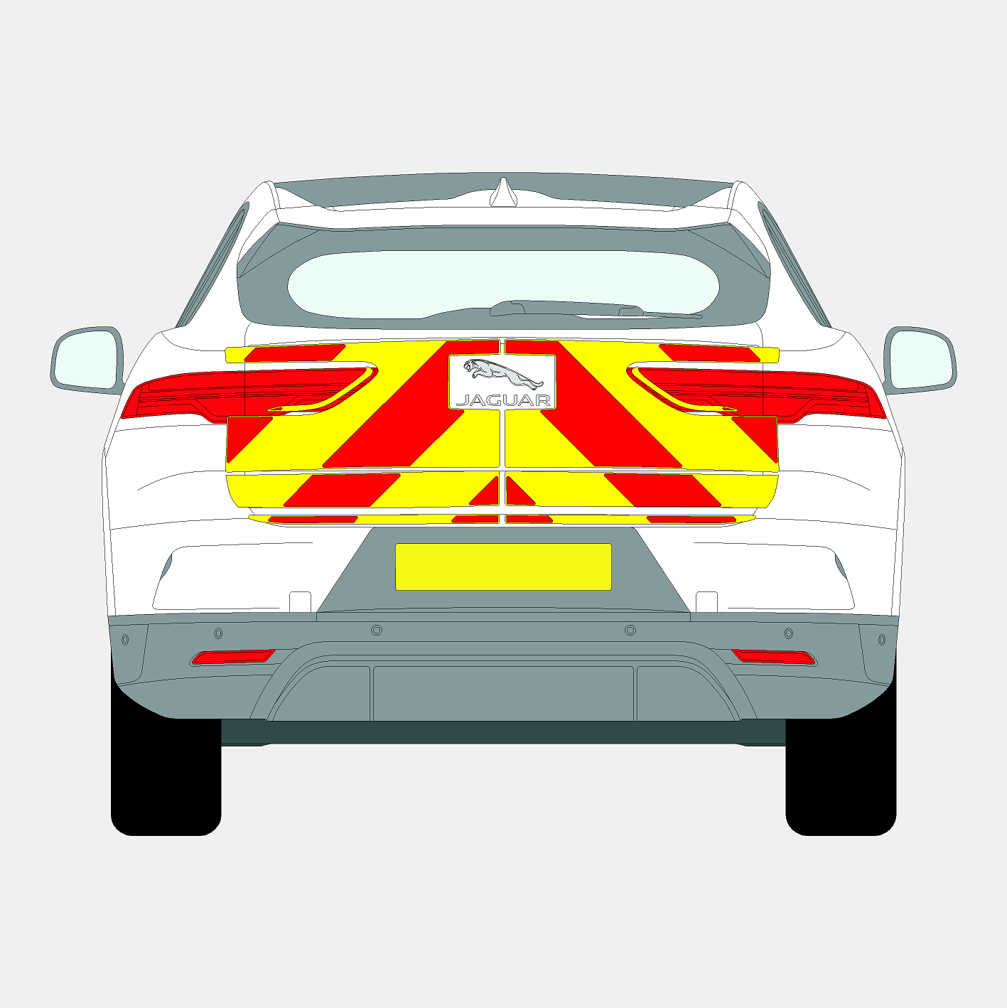 Jaguar I-Pace 2018+ Chevrons