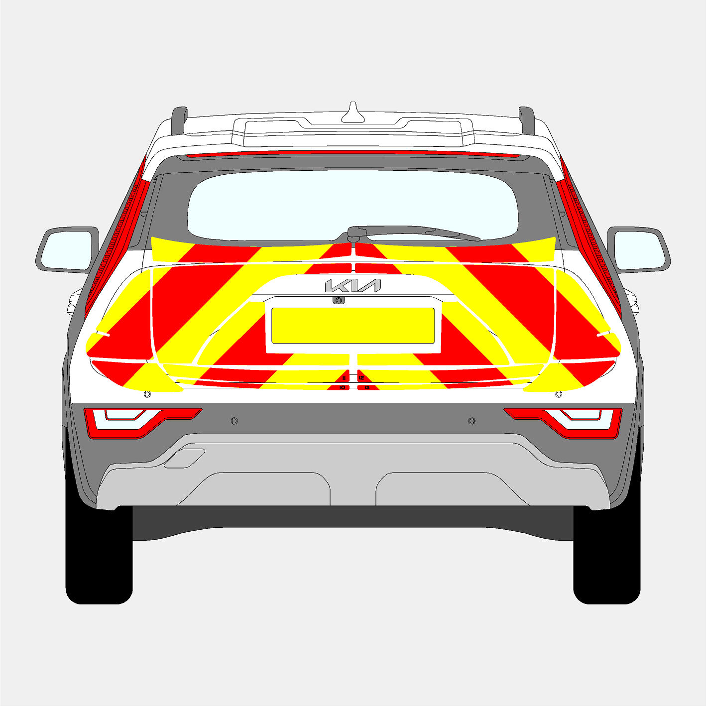 Kia Niro 2023+ Chevrons