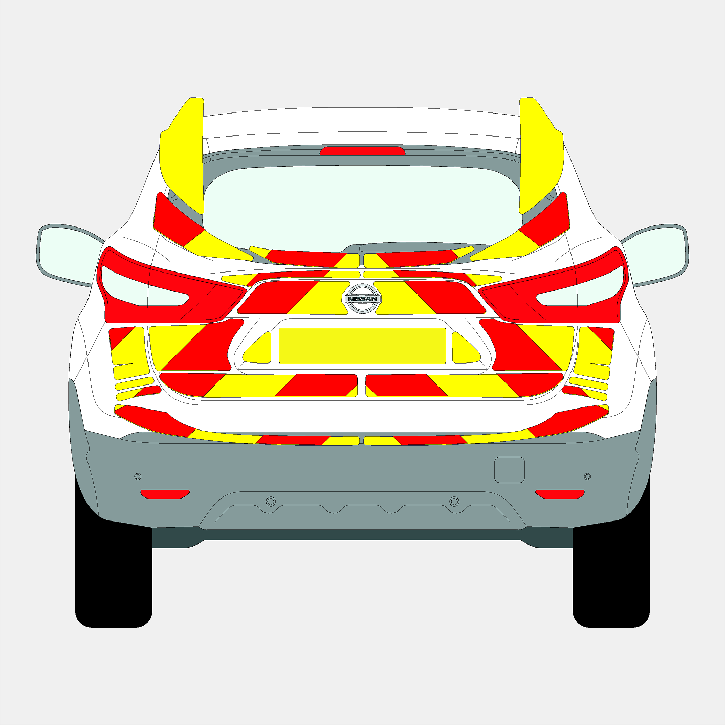 Nissan Qashqai 2018-2021 Chevrons