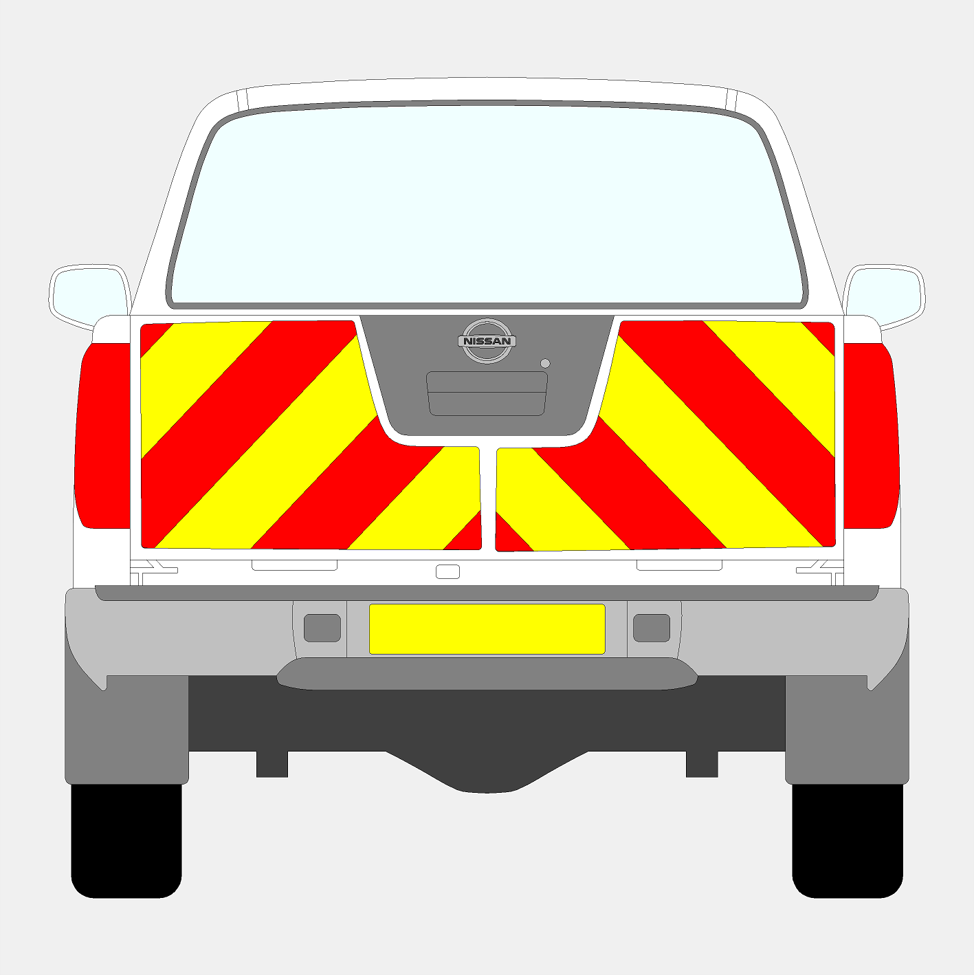 Nissan Navara 2005-2015 Chevrons