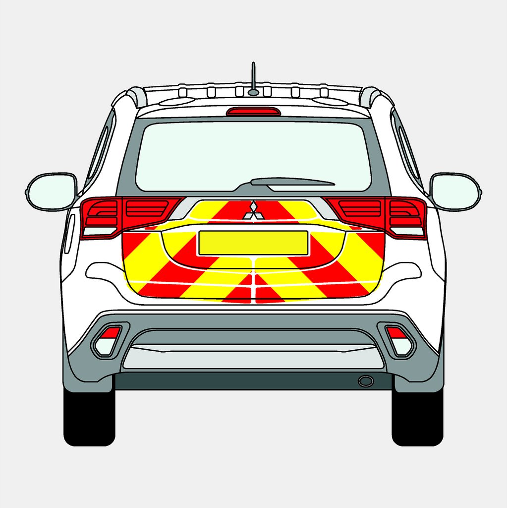 Mitsubishi Outlander 2012 - 2023 Chevrons
