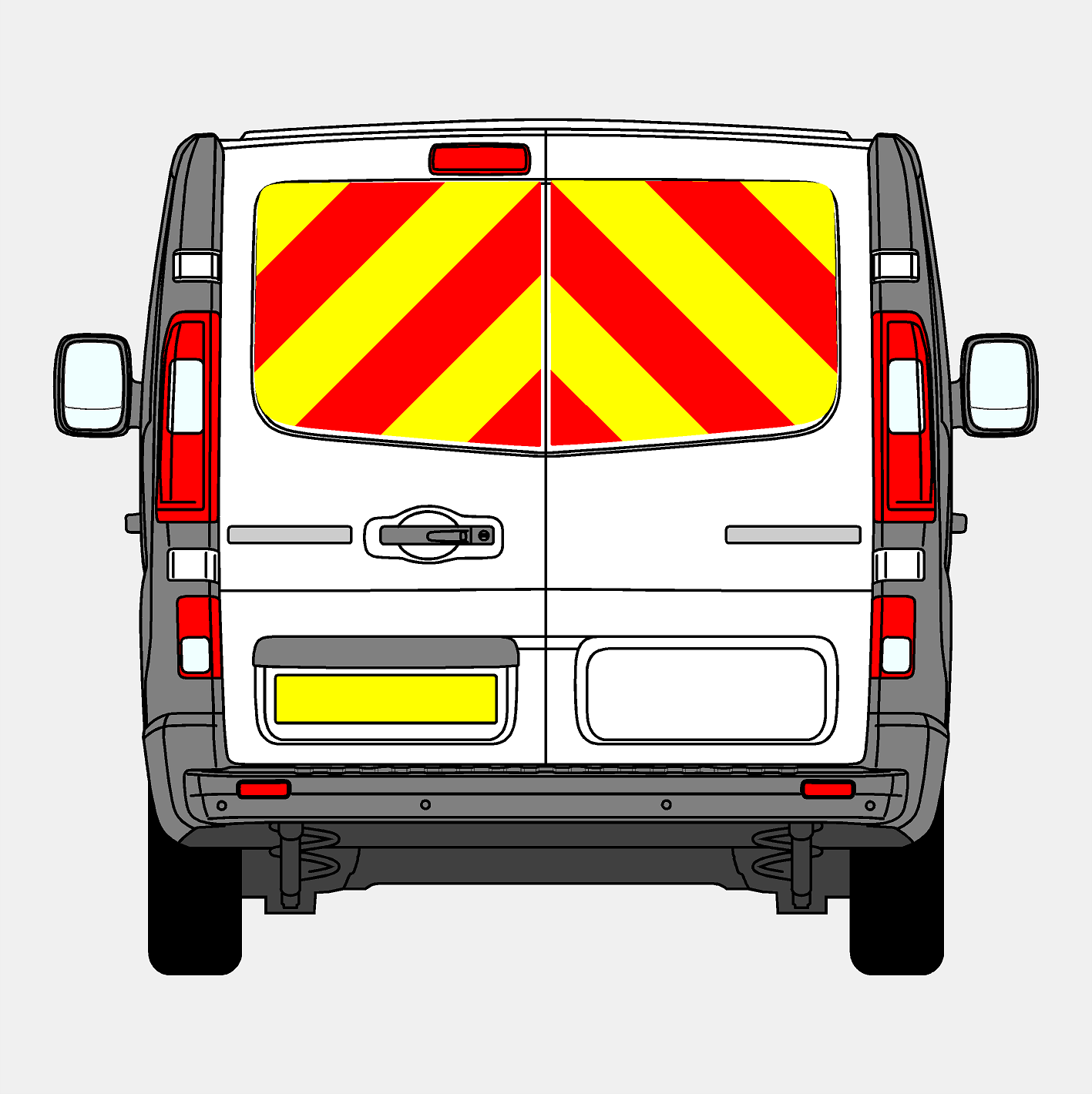 Renault Trafic 2014+ Chevrons