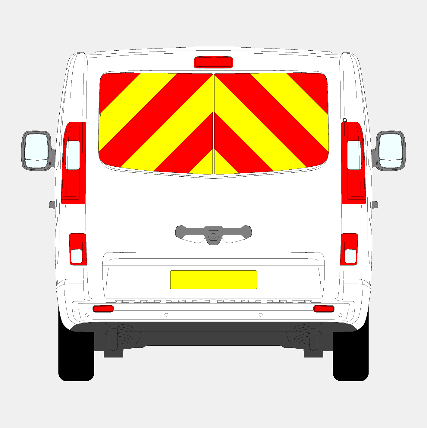 Renault Trafic 2014+ Chevrons