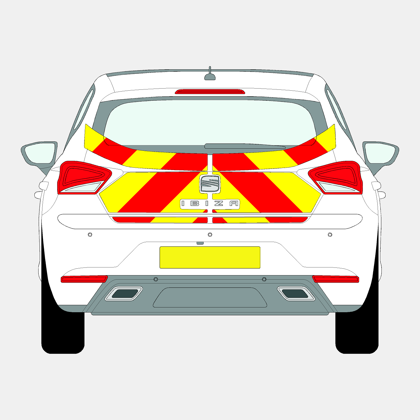 Seat Ibiza 2017 - 2023 Chevrons