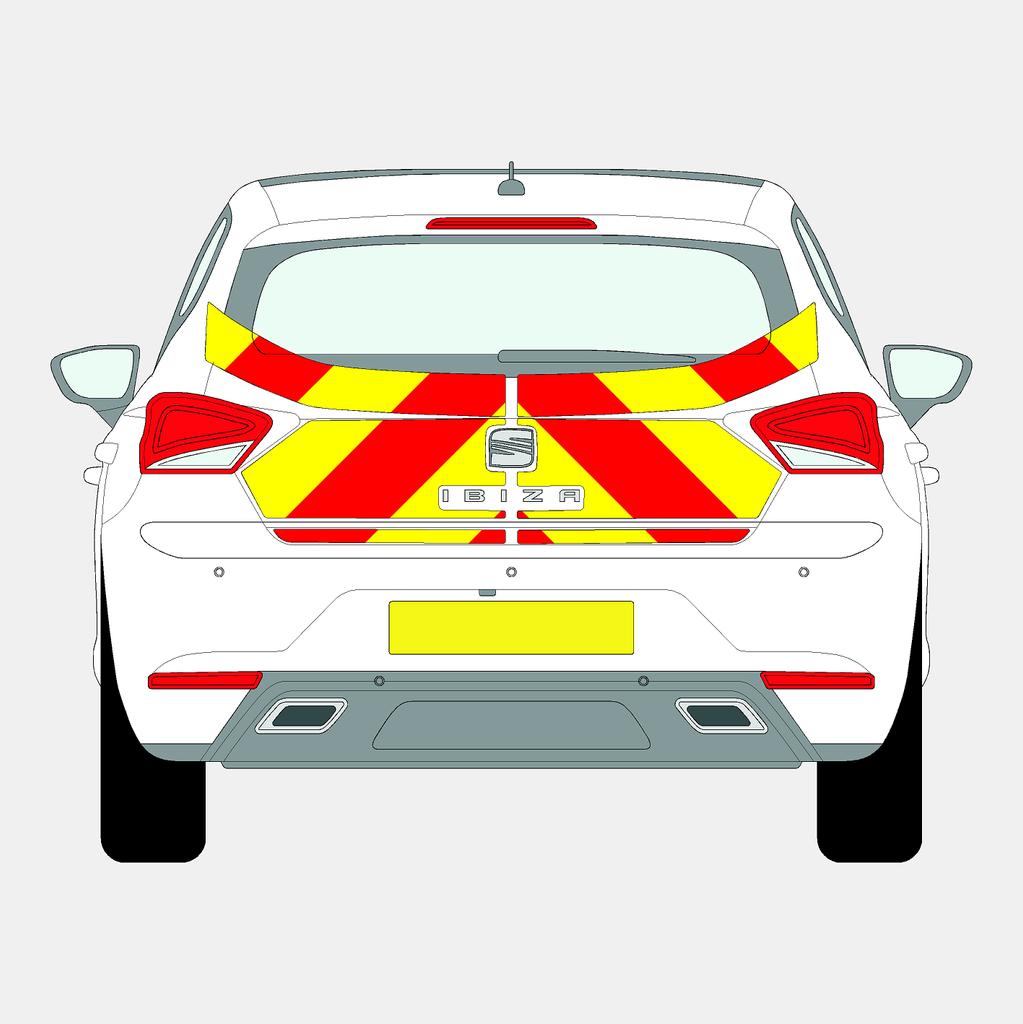 Seat Ibiza 2017 - 2023 Chevrons