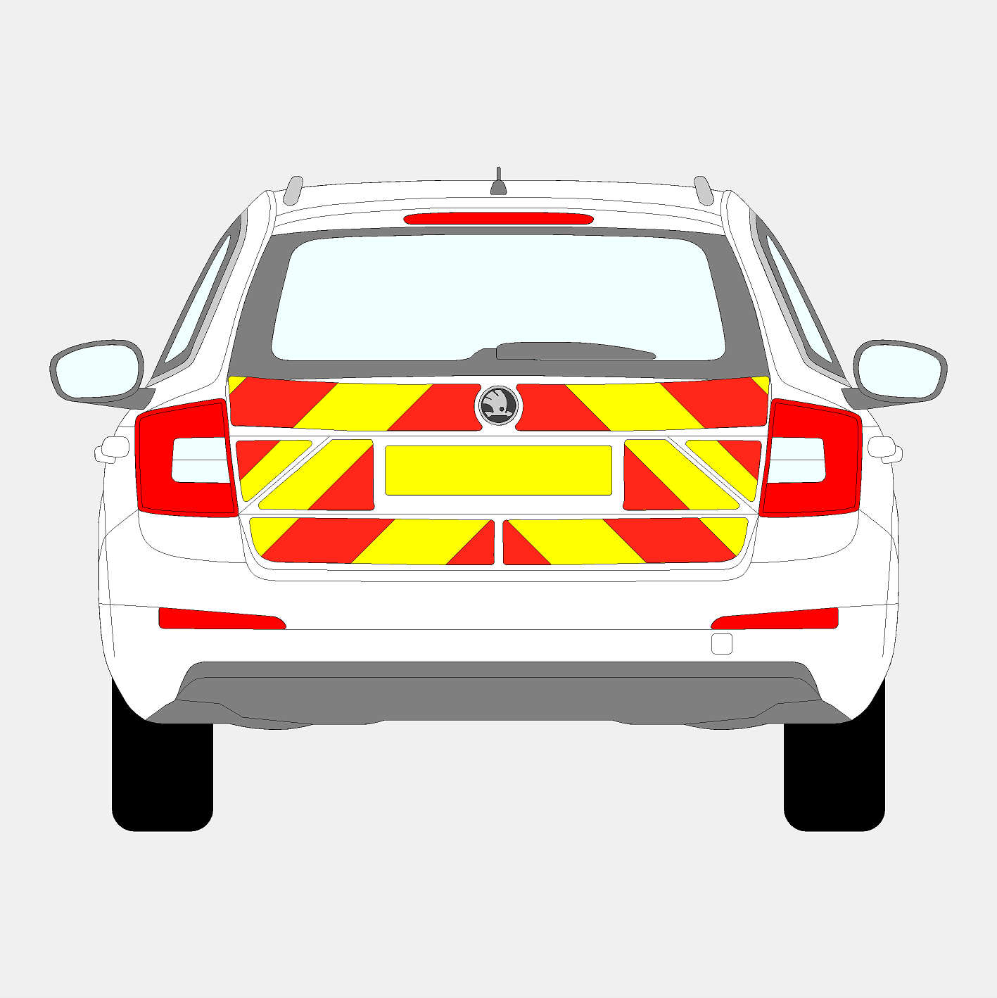 Skoda Octavia Estate 2013-2019 Chevrons