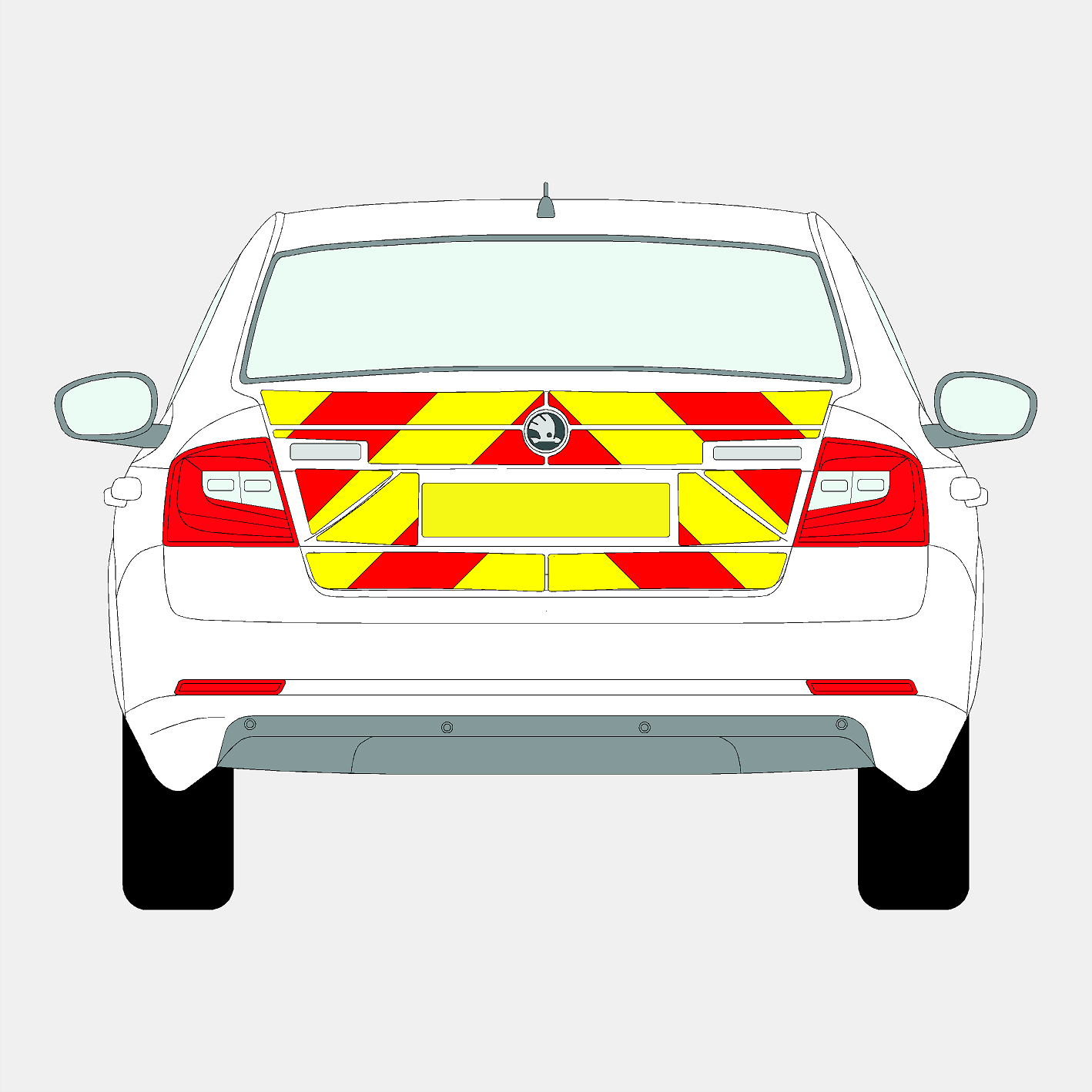 Skoda Octavia Saloon 2013-2019 Chevrons