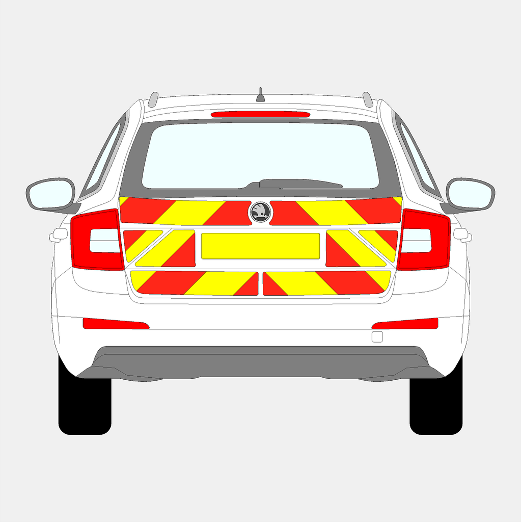 Skoda Octavia Estate 2013-2019 Chevrons