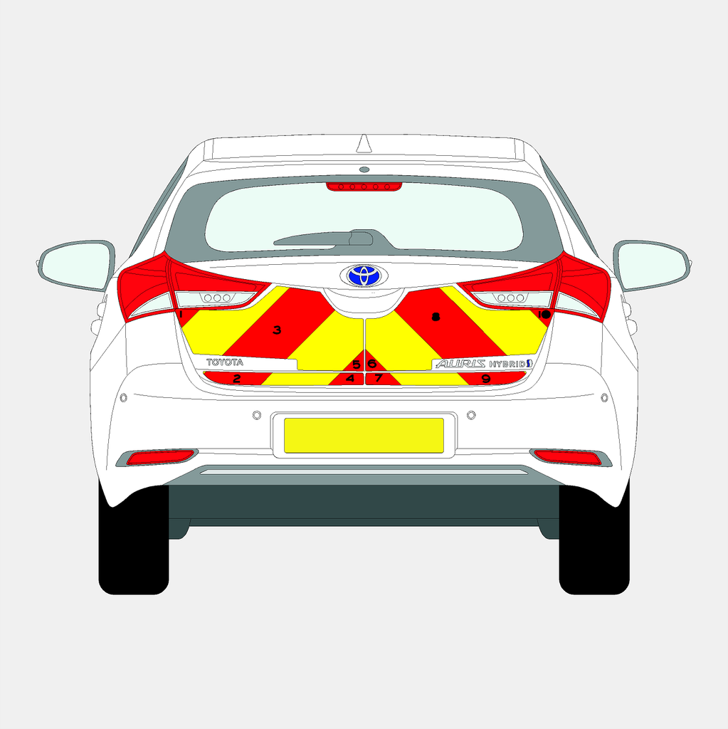 Toyota Auris 2016-2020 Chevrons