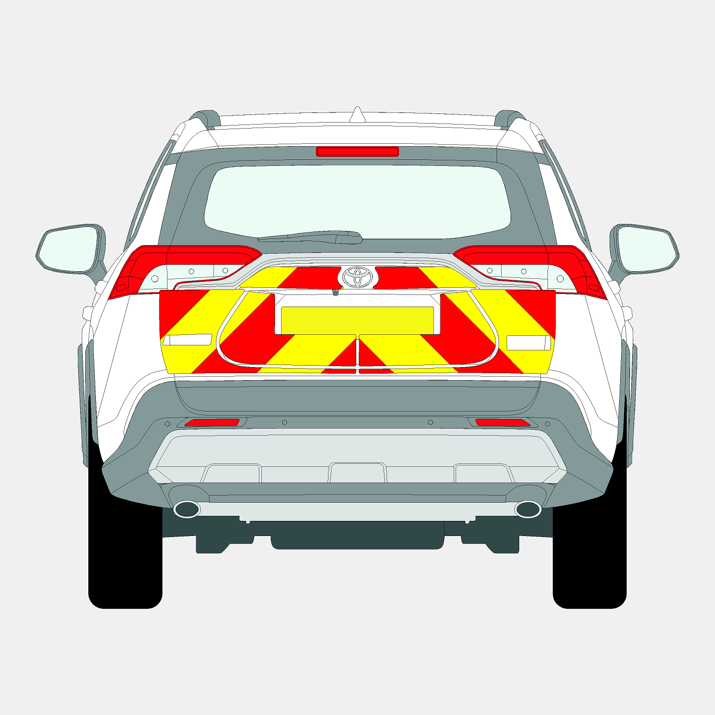 Toyota RAV 4 2019+ Chevrons