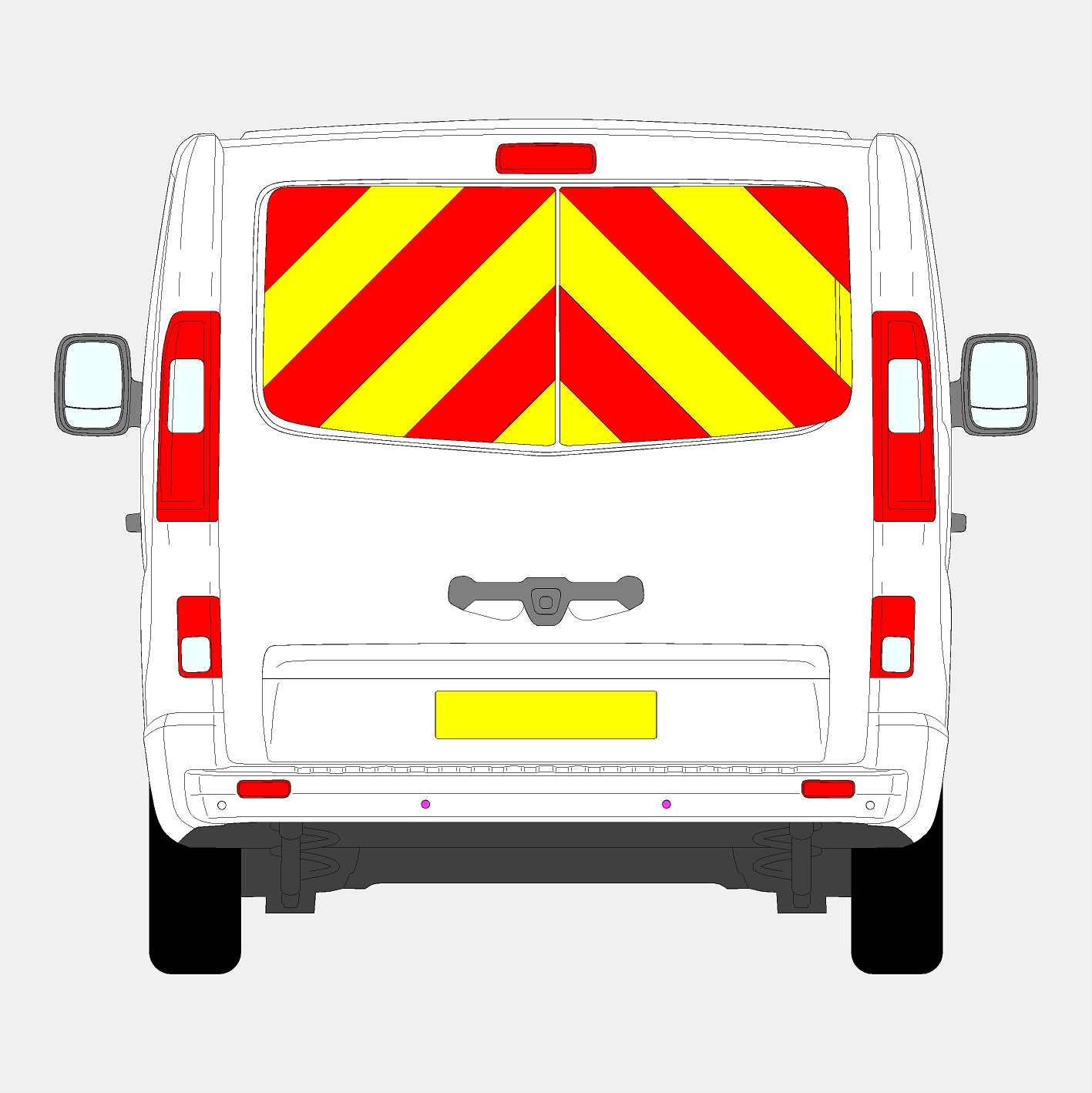 Vauxhall Vivaro 2015-2019 Chevrons