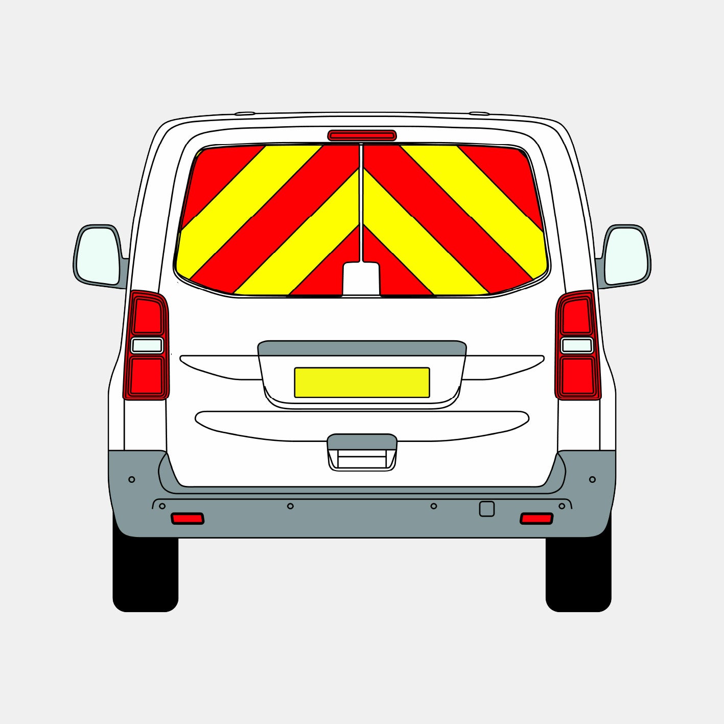 Vauxhall Vivaro 2019+ Chevrons