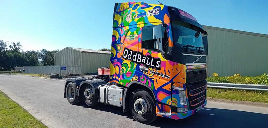 ODDBALLS STAND-OUT TRUCK WRAP